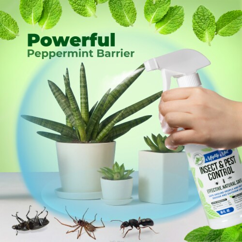Mighty Mint Insect & Pest Control Spray Perspective: left