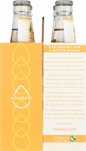 Asarasi Lisbon Lemon Flavored Sparking Bottled Water Perspective: left