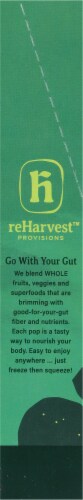 reHarvest® Provisions Detox Smoothie Super Greens Pops Perspective: left
