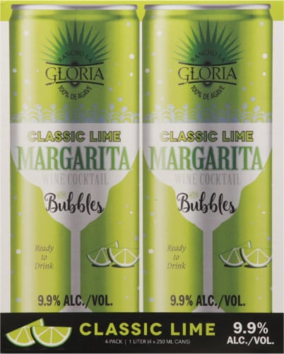 Rancho La Gloria Classic Lime Margarita Wine Ready to Drink Cocktail Perspective: left