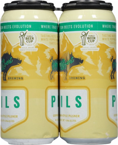 Von Ebert Brewing German-Style Pilsner Craft Beer Perspective: left