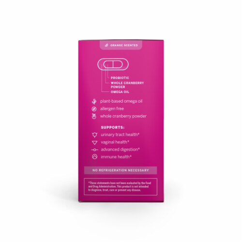 Nouri® Women's Health Probiotic Capsules Perspective: left