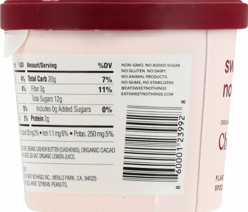 Sweet Nothings Plant Based Spoonable Chocolate Smoothie Frozen Snack Perspective: left