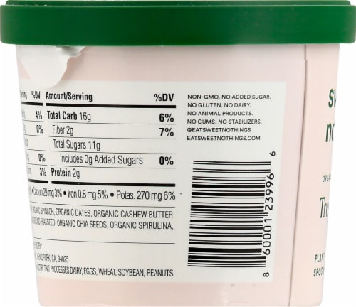 Sweet Nothings Tropical Greens Plant-Based Frozen Snack Perspective: left