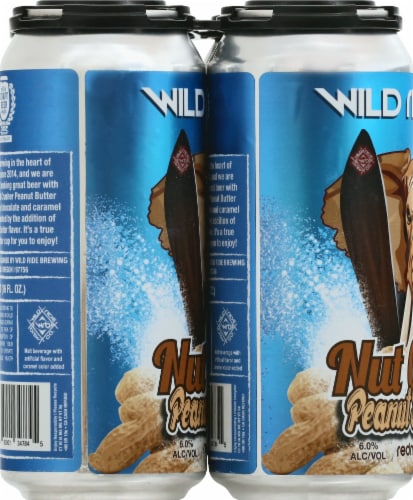 Wild Ride Brewing Nut Crusher Peanut Butter Porter Perspective: left