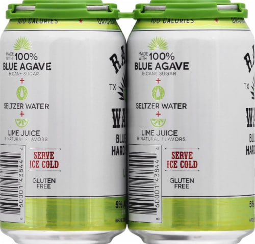 Texas Ranch Water Agave Hard Seltzer Perspective: left