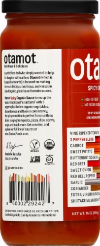 otamot Spicy Organic Sauce Perspective: left