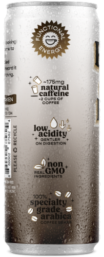 NuRange Coffee Zero Sugar Black Cold Brew Perspective: left