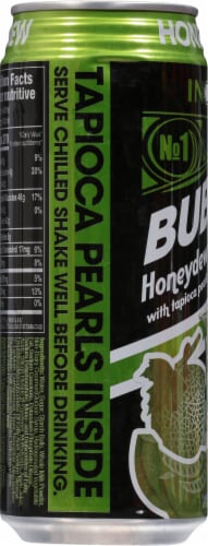 Inotea Honeydew Bubble Tea Can Perspective: left