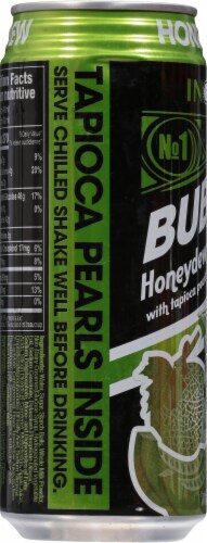 Inotea Honeydew Bubble Tea Can Perspective: left