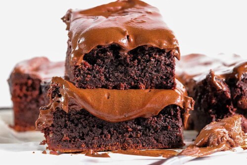 Chocolate Brownie Mix | Keto Baking Mix | Sugar-Free, Gluten-Free, Grain-Free(Pack of 3) Perspective: left