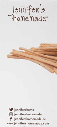 Jennifer's Homemade® All Natural Vegan Rosemary Breadsticks Perspective: left