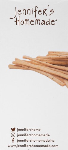 Jennifer's Homemade® All Natural Vegan Rosemary Breadsticks Perspective: left