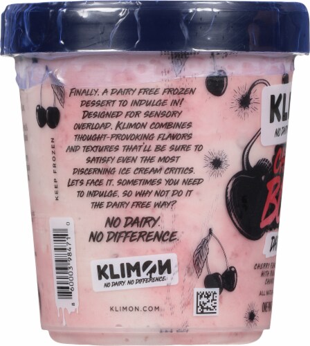 Klimon Cherry Bomb Dairy Free Frozen Dessert Perspective: left
