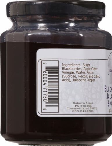 Osburn Acres Blackberry Jalapeno Spread Perspective: left