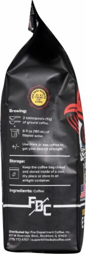 Fire Department Coffee® Skull-Crushing Espresso Ground Coffee Perspective: left
