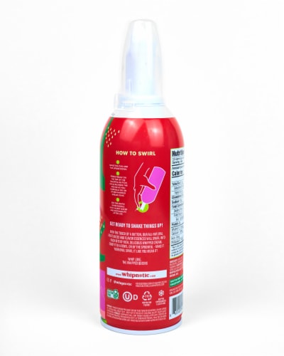 Whipnotic® Strawberry Swirl Whipped Topping Perspective: left