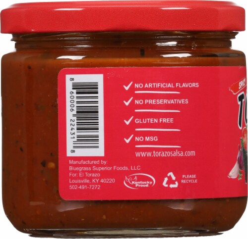 El Torazo Spicy Salsa Perspective: left