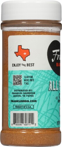 Franklin Barbecue® BBQ Spice Rub Perspective: left
