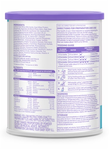 Bubs Goat Milk Infant Formula 0-12 Months Perspective: left