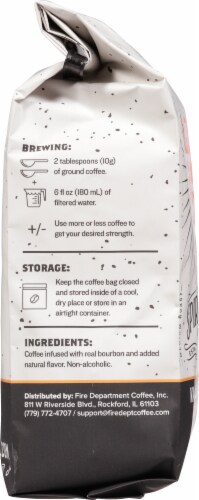 Fire Department Coffee® Vanilla Bean Bourbon Medium Roast Ground Coffee Perspective: left