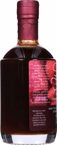 Sweet Farm Raspberry Cranberry Orange Syrup Perspective: left