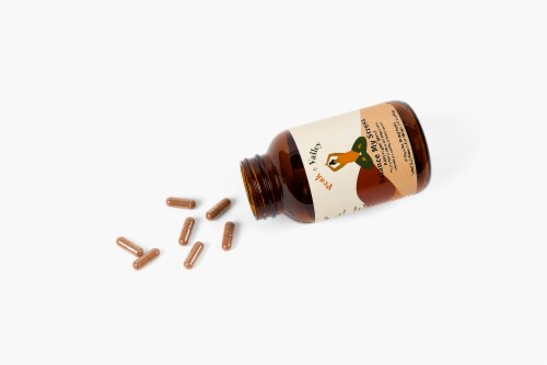 Peak and Valley Balance My Stress Adaptogen Blend Capsules Perspective: left