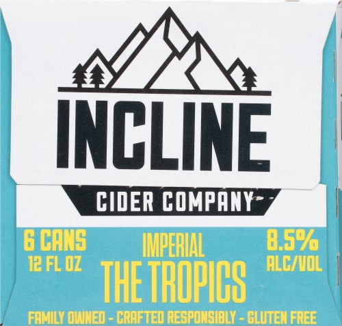 Incline Cider Company Imperial The Tropics Craft Cider Perspective: left