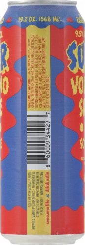 Aslin Beer Co. Super Volcano Sauce Sour Ale Craft Beer Can Perspective: left