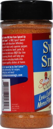 Spiced Up Brown Sugar Bourbon BBQ Rub Seasoning Perspective: left