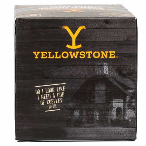 Yellowstone™ Ranch House Dark Roast Coffee Pods Perspective: left