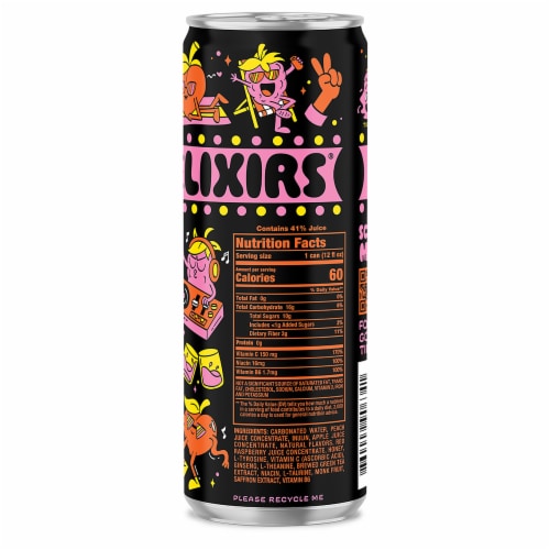 Illicit Elixirs® Let's Party Peaches Single Can Perspective: left