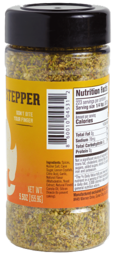 AC Barbeque Lemon Stepper Seasoning Perspective: left