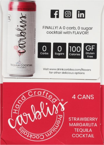 Carbliss® Strawberry Margarita Perspective: left