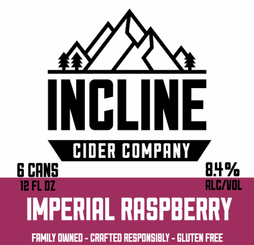 Incline Imperial Raspberry Cider Perspective: left