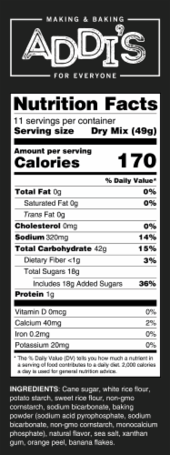 Addi's Gluten Free Super Moist Banana Bread Mix Perspective: left