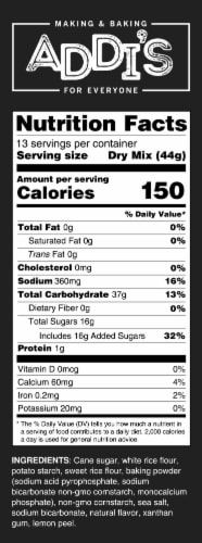 Addi's Gluten Free Super Tender Crumb Cake Mix Perspective: left