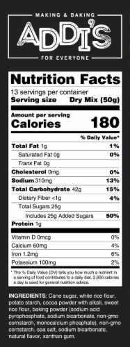 Addi's Moist Chocolate Cupcake & Cake Mix Perspective: left