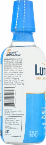 Lumineux Oral Essentials Oral Perfection Whitening Mouthwash Perspective: left