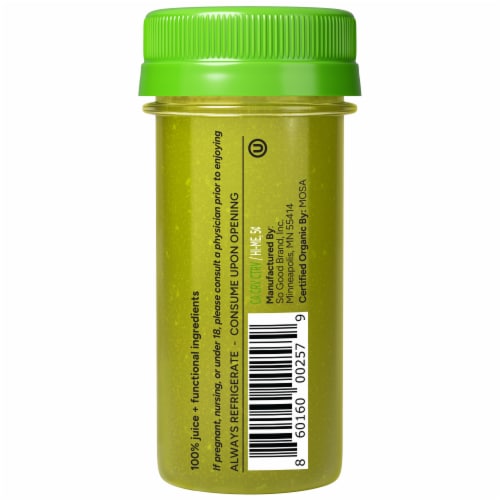 So Good So You Mango Spinach Energy Probiotic Shot Perspective: left