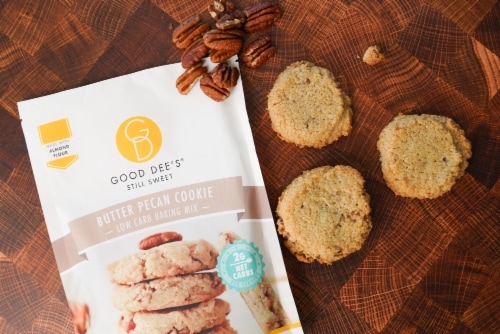 Butter Pecan Cookie Mix I Keto Baking Mix I Sugar Free, Diary Free, Gluten Free, Soy Free Perspective: left