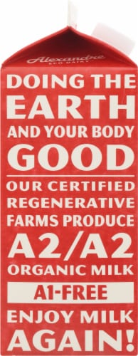 Alexandre Family Farm A2 Organic 4% Whole Milk Perspective: left