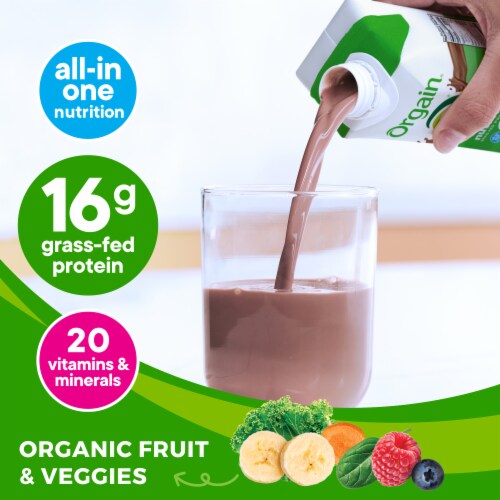 Orgain Organic High Protein Meal Replacement Drink Perspective: left