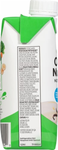 Orgain Organic Nutrition Sweet Vanilla Bean Shake Perspective: left
