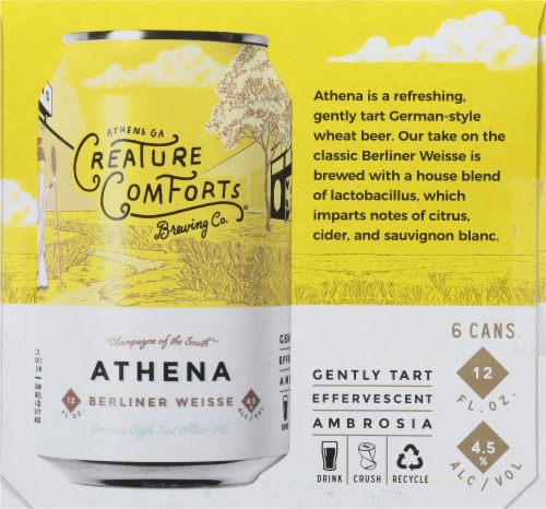 Creature Comforts Athena Berliner Weisse Beer Perspective: left