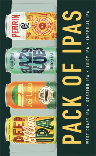 CANarchy Pack of IPAs Craft Beer Variety Pack Perspective: left