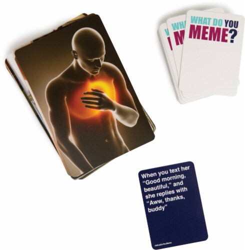 What Do You Meme?® Party Game Perspective: left