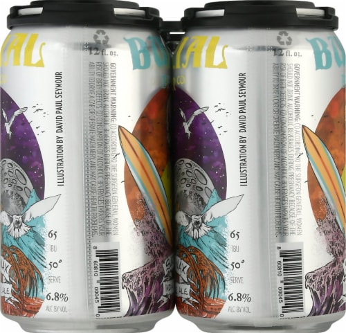 Burial Beer Co. Surf Wax IPA Beer Perspective: left