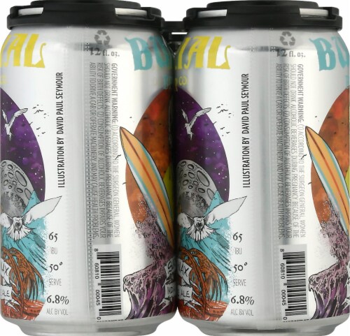 Burial Beer Co. Surf Wax IPA Beer Perspective: left
