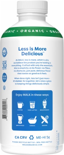 Malk™ Unsweetened Pure Almond Milk Perspective: left